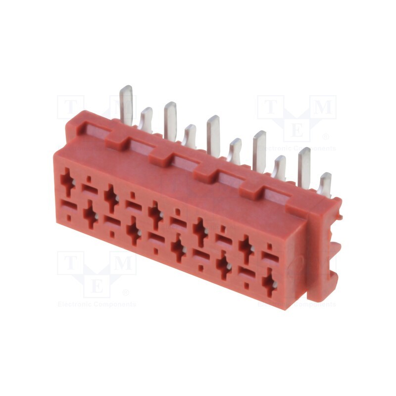 2 pcs x CONNFLY - DS1015-06-10R6SR - Wire-board, socket, female, PIN: 10, SMT, on PCBs, 1.5A, 30mΩ