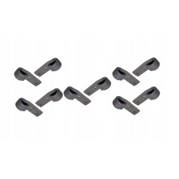 Hook, polyamide hook, ropes for tarpaulin, 10 pcs