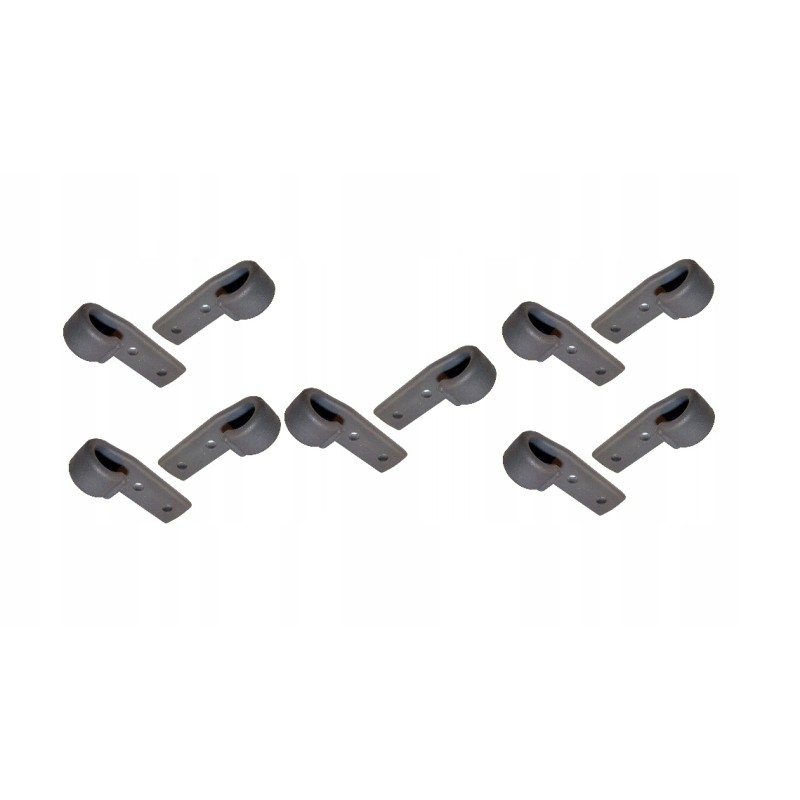 Hook, polyamide hook, ropes for tarpaulin, 10 pcs