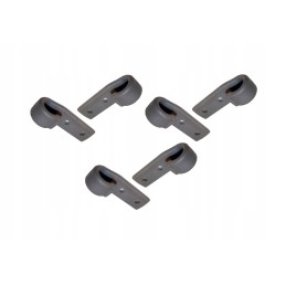 Hook, polyamide hook, rope for tarpaulin, 6 pcs