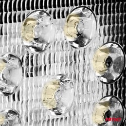 Halogen searchlight work lamp 9x LED 9 36v 110mm