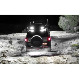 Halogen searchlight work lamp 9x LED 9 36v 110mm