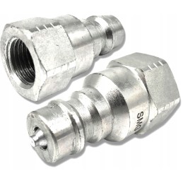 Hydraulic quick connector euro plug internal thread 1 4