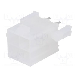 2 pcs x MOLEX - 39299043 - Socket, wire-board, male, Mini-Fit Jr, 4.2mm, PIN: 4, THT, PCB snap