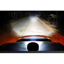 Halogen searchlight work lamp 9x LED 12 24v 110mm