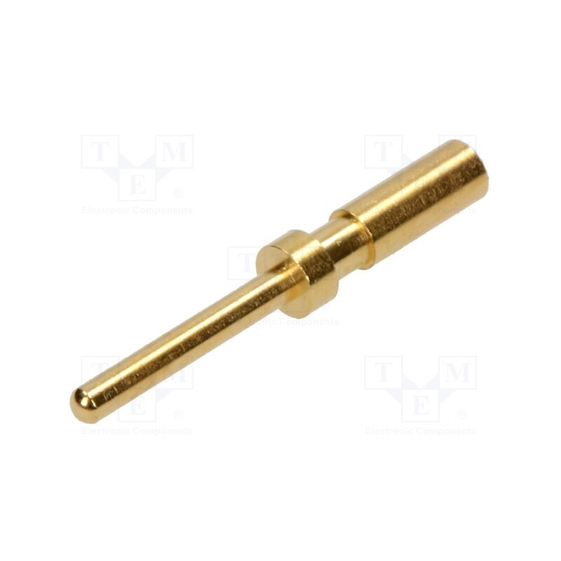 2 pcs x BULGIN - SA3348 - Contact, male, copper alloy, gold-plated, 26AWG÷22AWG, crimped