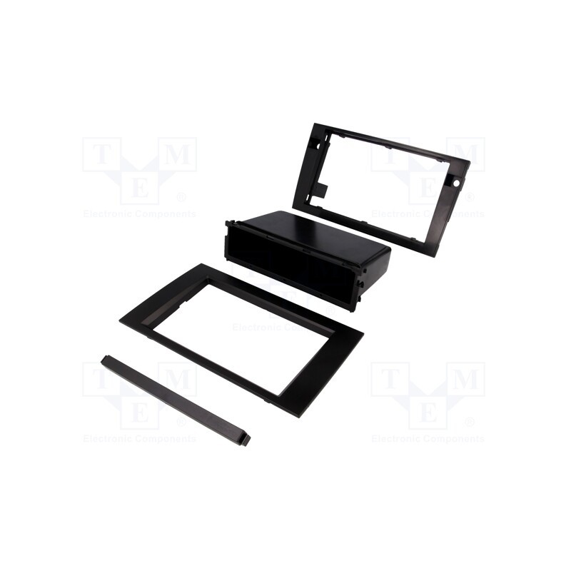 1 pcs x ACV - 281320-12-1-0 - Radio frame, Audi,Seat, 2 DIN, black