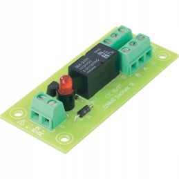 Board with terminal strip for dpdt 4 32 relay