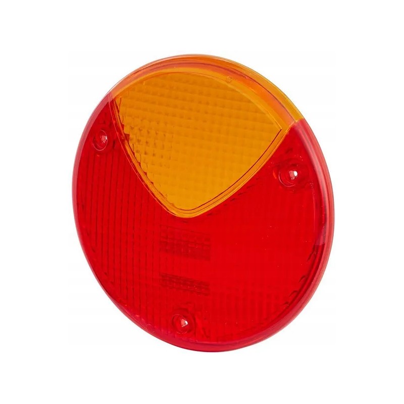 Lamp shade orange red rear left right