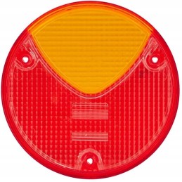 Lamp shade orange red rear left right