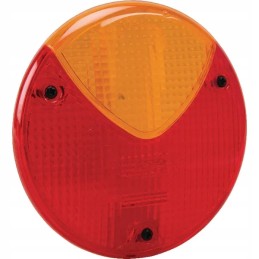 Lamp shade orange red rear left right