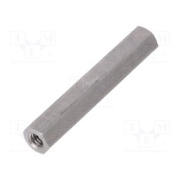 10 pcs x DREMEC - 149X60 - Screwed spacer sleeve, 60mm, Int.thread: M6, hexagonal