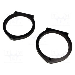 1 set x BASSER - DMHOND03 - Spacer ring, MDF, 165mm, Honda, impregnated, 2pcs.