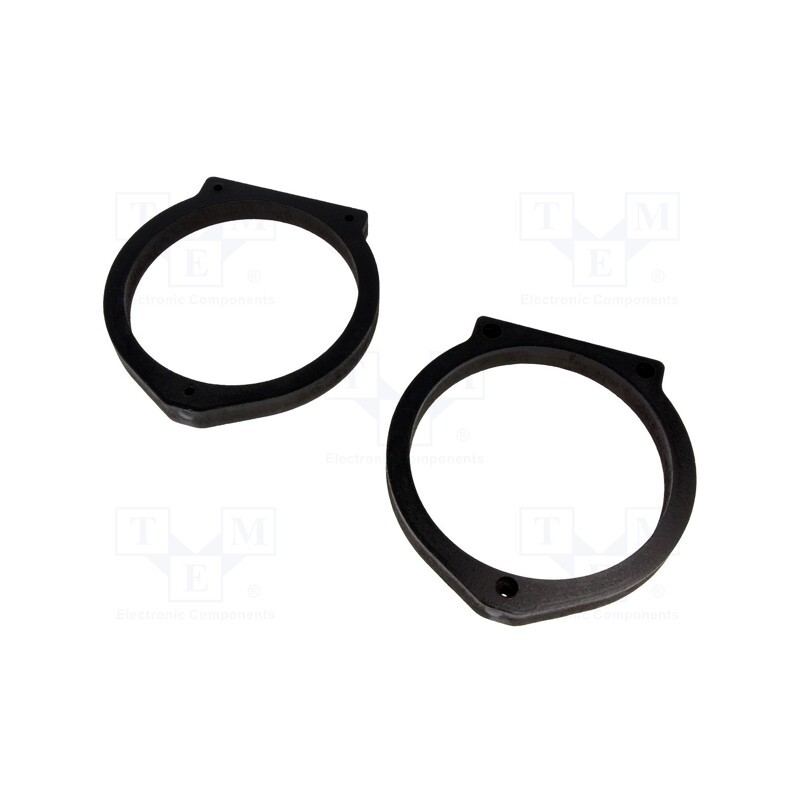 1 set x BASSER - DMHOND03 - Spacer ring, MDF, 165mm, Honda, impregnated, 2pcs.