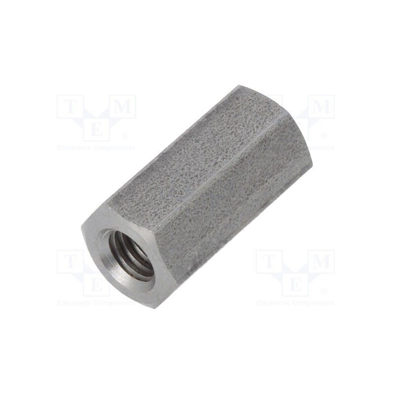 10 pcs x DREMEC - 149X20 - Screwed spacer sleeve, 20mm, Int.thread: M6, hexagonal