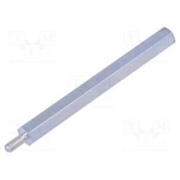 10 pcs x DREMEC - 222X50 - Screwed spacer sleeve, 50mm, Int.thread: M2,5, Ext.thread: M2,5