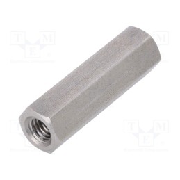 10 pcs x DREMEC - 1413X45 - Screwed spacer sleeve, 45mm, Int.thread: M8, hexagonal