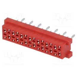 2 pcs x Amphenol Communications Solutions - TMM-4-0-14-2 - Wire-board, socket, female, PIN: 14, THT, on PCBs, 30V, 1A, -40÷105°C