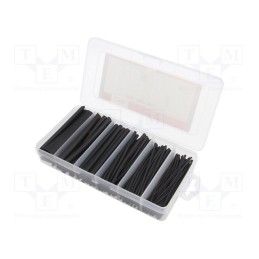 1 pcs x CYG/KTG - CB-HFT-SET2-BK - Set of heat shrink sleeves, 2: 1, 100mm, black, polyolefine