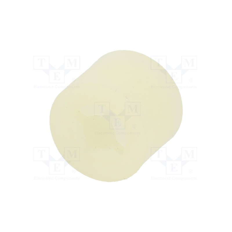 10 pcs x KEYSTONE - 2393 - Spacer sleeve, polyamide, L: 9.52mm, Øout: 12.7mm, Øint: 4.5mm