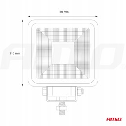 Work lamp LED searchlight 9 36v 2080lm 110x110mm
