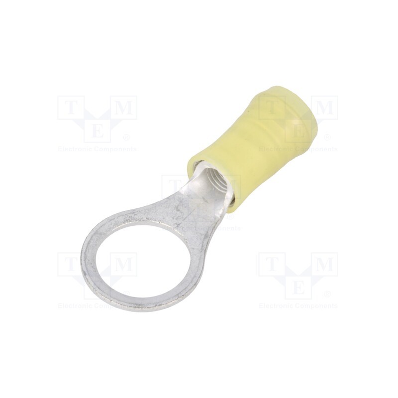 2 pcs x TE Connectivity - 130207 - Tip: ring, M10, Ø: 10.3mm, 2.62÷6.64mm2, crimped, for cable, tinned