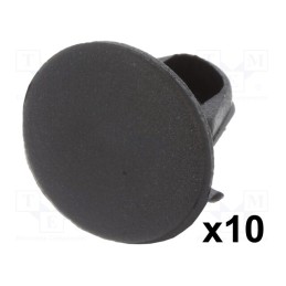 1 pcg x ROMIX - 10461 -AS - Trim clip, 10pcs, Ford, OEM: 1443038, L: 13.2mm, polyamide, black