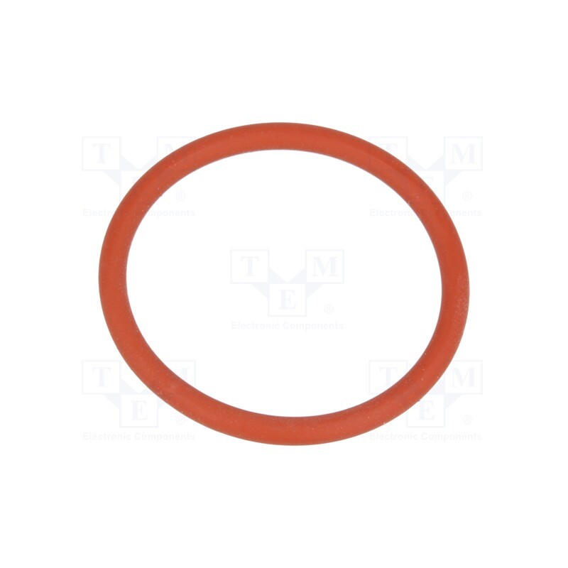 10 pcs x HUMMEL - 1.321.2500.59 - O-ring gasket, VMQ, Thk: 2mm, Øint: 22mm, M25, red, -60÷250°C