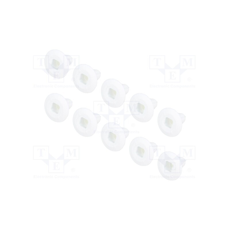 1 pcg x ROMIX - 11057 - Sleeve, 10pcs, Alfa Romeo,Fiat,Lancia, L: 19mm, polyamide, natural