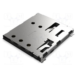 2 pcs x Global Connector Technology (GCT) - SIM8066-6-1-14-01-A - Connector: for cards, Nano SIM, push-push,with peg, SMT, PIN: 