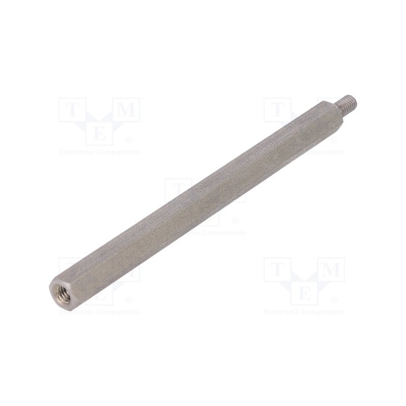 10 pcs x DREMEC - 246X90 - Screwed spacer sleeve, 90mm, Int.thread: M4, Ext.thread: M4