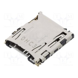 2 pcs x HIROSE - DM3AT-SF-PEJM5 - Connector: for cards, microSD, push-push,top board mount, SMT