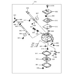 Wacker bs60 4 carburetor gasket wm90 0158659