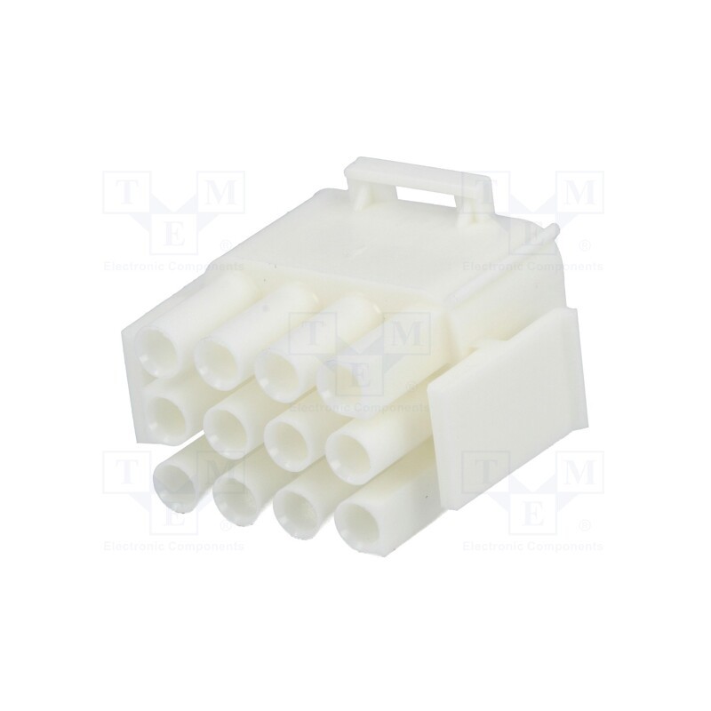 2 pcs x TE Connectivity - 350735-1 - Plug, wire-wire/PCB, male,female, Universal MATE-N-LOK, 6.35mm