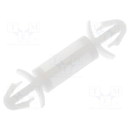 10 pcs x FIX&FASTEN - FIX-LCF-11 - PCB distance, polyamide, L: 11.2mm, latch/latch, natural, UL94V-2