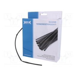 1 rol x BM GROUP - GBS032MNE - Heat shrink sleeve, glueless, 2: 1, 3.2mm, L: 11m, polyolefine