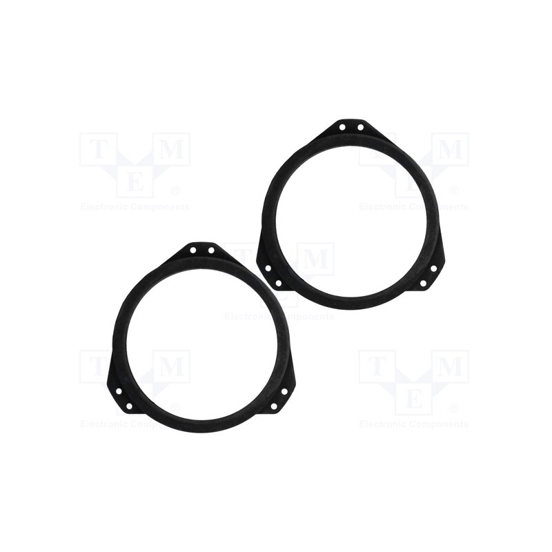 1 set x BASSER - DMOPEL01 - Spacer ring, MDF, 165mm, Opel, impregnated, 2pcs.