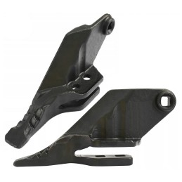 The right outer tooth of the JCB Volvo bucket