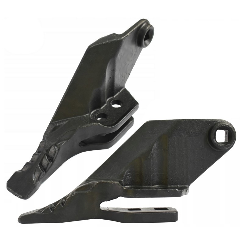 The right outer tooth of the JCB Volvo bucket