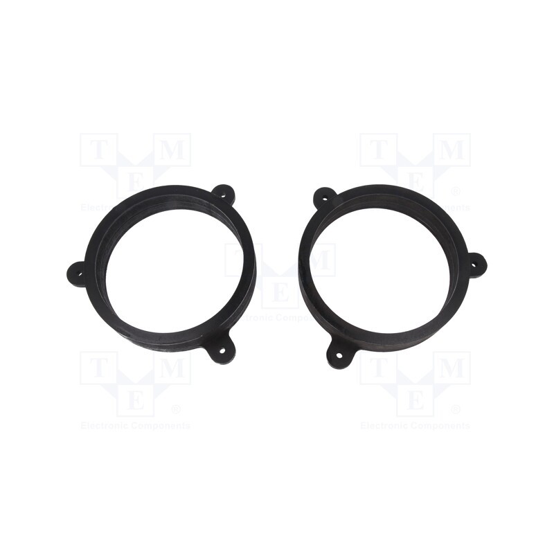 1 set x BASSER - DMVOLV02 - Spacer ring, MDF, 165mm, Volvo, impregnated, 2pcs.