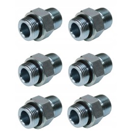 Connections to a 2-section hydraulic distributor, 40l