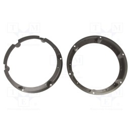 1 set x 4CARMEDIA - RAM-20.511/K - Speaker frame, 200mm, VW, VW T6, VW T6 front doors, 2pcs.