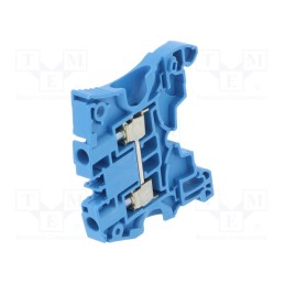 2 pcs x TE Connectivity - 1SNK506020R0000 ZS6-BL - Splice terminal: rail, 0.2÷6mm2, ways: 1, terminals: 2, blue, SNK