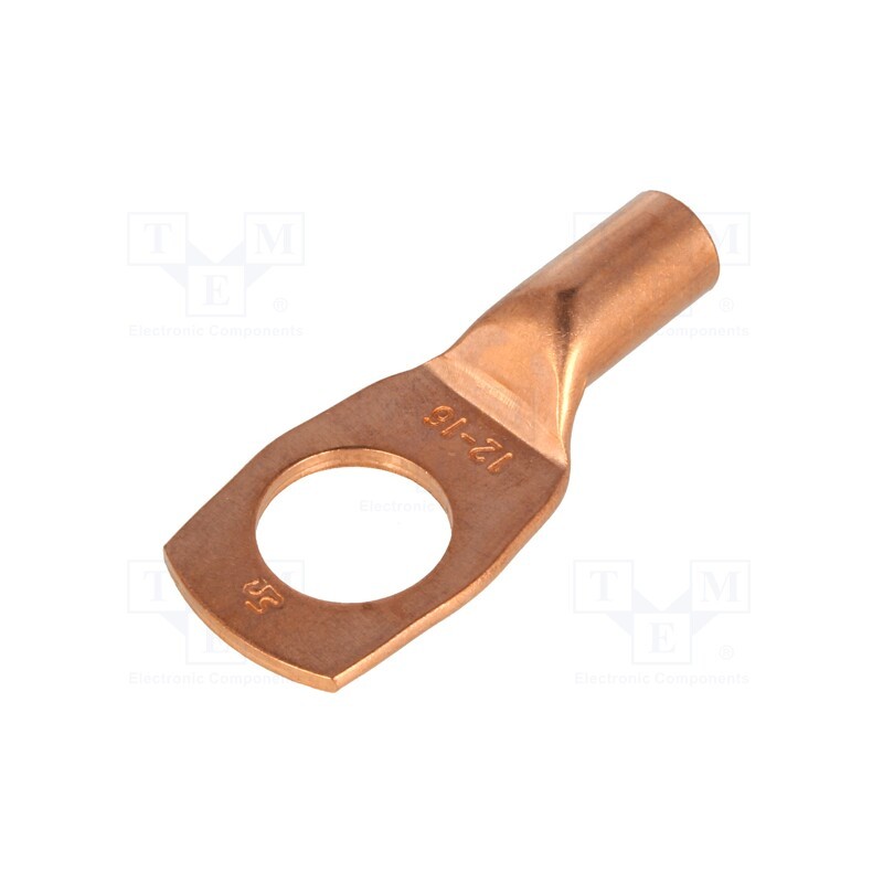 2 pcs x ERGOM - E11KM-01010103200 - Tip: ring tube, M12, 16mm2, crimped, for cable, L: 30.5mm, copper