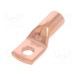 2 pcs x ERGOM - E11KM-01010103400 - Tip: ring tube, M6, 25mm2, crimped, for cable, L: 28.5mm, copper