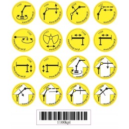 Set of 3D pictograms