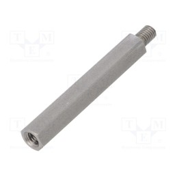 10 pcs x DREMEC - 248X50 - Screwed spacer sleeve, 50mm, Int.thread: M5, Ext.thread: M5