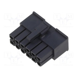 2 pcs x MOLEX - 469921210 - Plug, wire-wire/PCB, female, Mini-Fit Jr, 4.2mm, PIN: 12, for cable