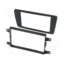 1 pcs x ACV - 281340-05-0 - Radio frame, Škoda, 2 DIN, black