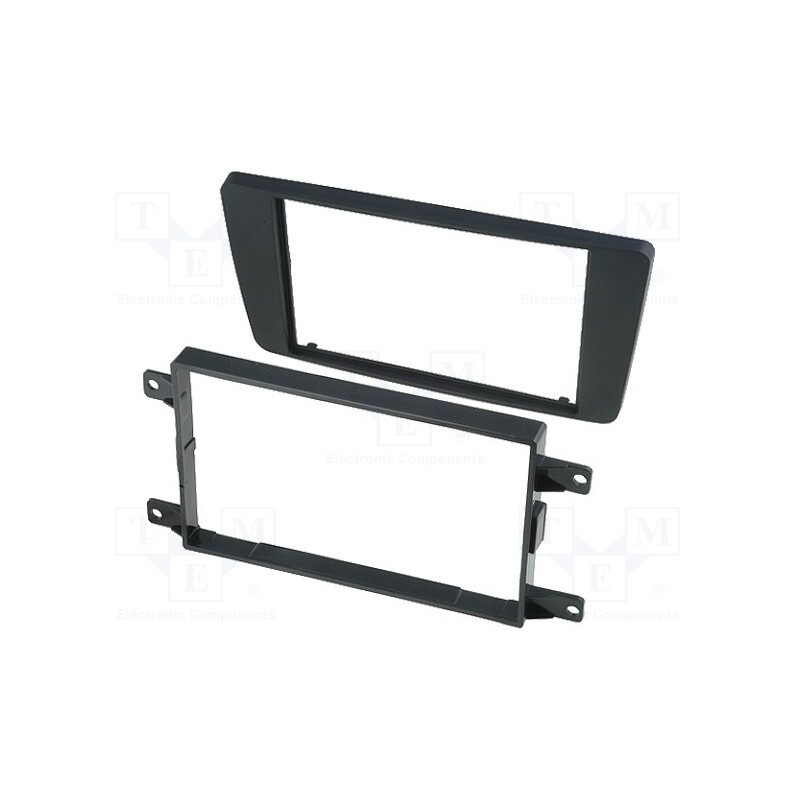 1 pcs x ACV - 281340-05-0 - Radio frame, Škoda, 2 DIN, black
